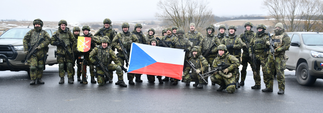 Vojáci aktivní zálohy 111. praporu územní obrany