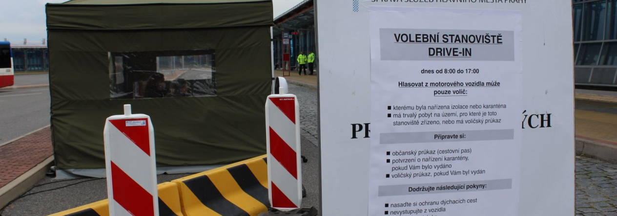 Volební stanoviště na Letňanech
