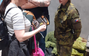 Návštěvníci projevovali značný zájem o život v aktivní záloze