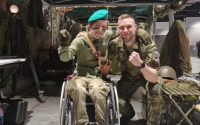 Dráhu si mohli vyzkoušet i vozíčkáři