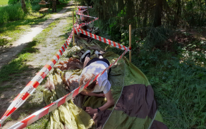 Plížení pod vytyčeným úsekem