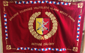 Prapor / zástava 111. praporu územní obrany
