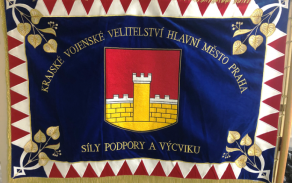 Prapor KVV hlavní město Praha